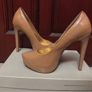 Jessica Simpson Tan High Heels
